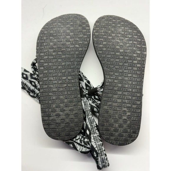 Sanuk Yoga Sling 2 Sandals Women 9 Geometric Print Vacation Travel - Picture 4 of 4